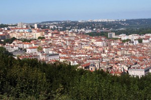 Lyon : Croix-Rousse vue de Fourvière